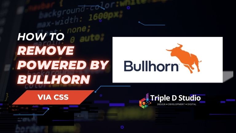 How to Remove Powered by Bullhorn and Customize Your Career Portal